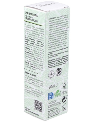 Serum Facial Regenerador Centella Asiatica 30M Bio de Labnatur Bio