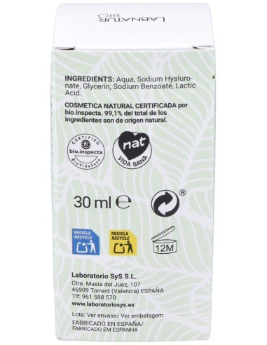 Acido Hialuronico Liquido 30Ml. Bio de Labnatur Bio