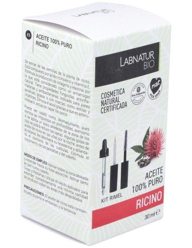 Ricino Aceite 30Ml.+ Kit Rimel de Labnatur Bio