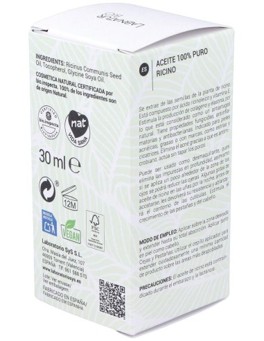 Ricino Aceite 30Ml.+ Kit Rimel de Labnatur Bio