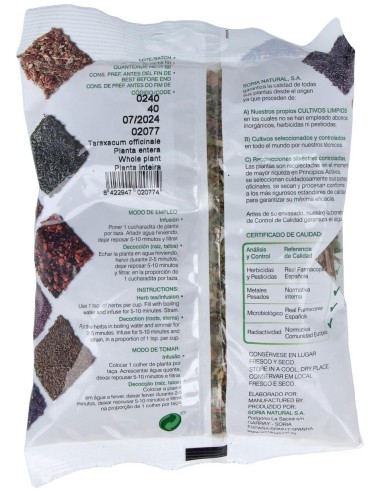 Diente De Leon Bolsa 40Gr. de Soria Natural