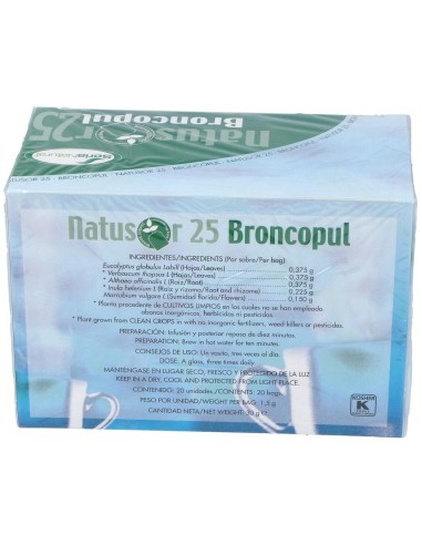 Nat.Inf.25 Broncopul 20Uni de Soria Natural