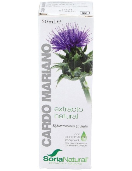 Ext. Cardo Mariano S/Al 50Ml de Soria Natural