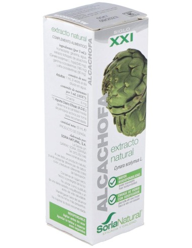 Ext. Alcachofa Xxi  50Ml. S/Al de Soria Natural