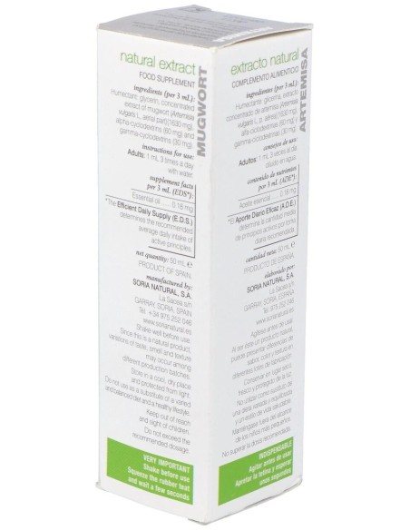 Ext. Artemisa Xxi 50Ml. S/Al de Soria Natural