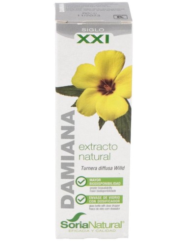 Ext. Damiana Xxi 50Ml. S/Al de Soria Natural