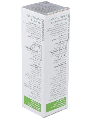 Ext. Diente De Leon Xxi 50Ml. S/Al de Soria Natural