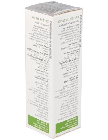 Ext. Eleuterococo Xxi 50Ml. S/Al de Soria Natural
