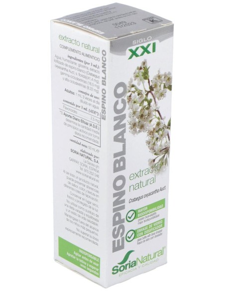 Ext. Espino Blanco Xxi 50Ml. S/Al de Soria Natural