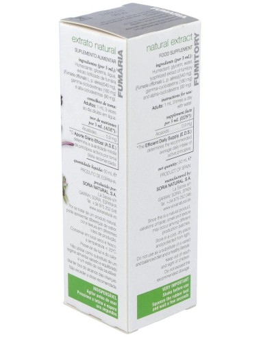 Ext. Fumaria Xxi 50Ml. S/Al de Soria Natural