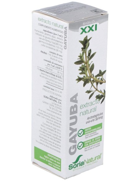 Ext. Gayuba Xxi 50Ml. S/Al de Soria Natural