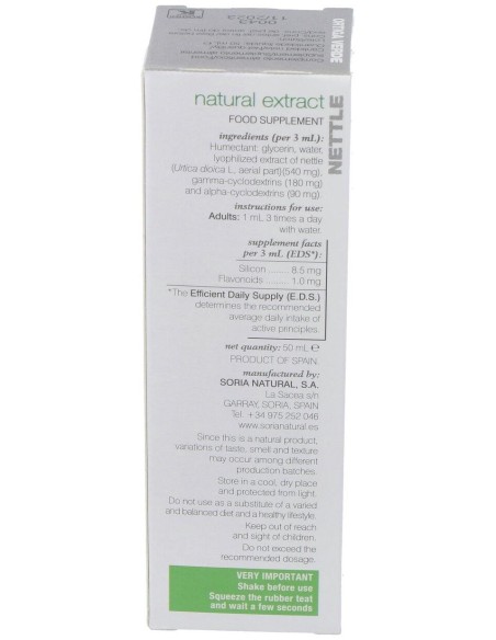 Ext. Ortiga Verde Xxi 50Ml. S/Al de Soria Natural