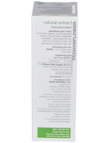 Ext. Pasiflora Xxi 50Ml. S/Al de Soria Natural