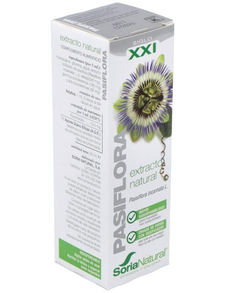 Ext. Pasiflora Xxi 50Ml. S/Al de Soria Natural