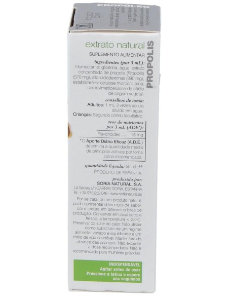 Ext. Propoleo Xxi 50Ml. S/Al de Soria Natural