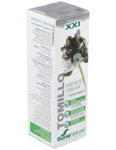 Ext. Tomillo Xxi  50Ml. S/Al de Soria Natural