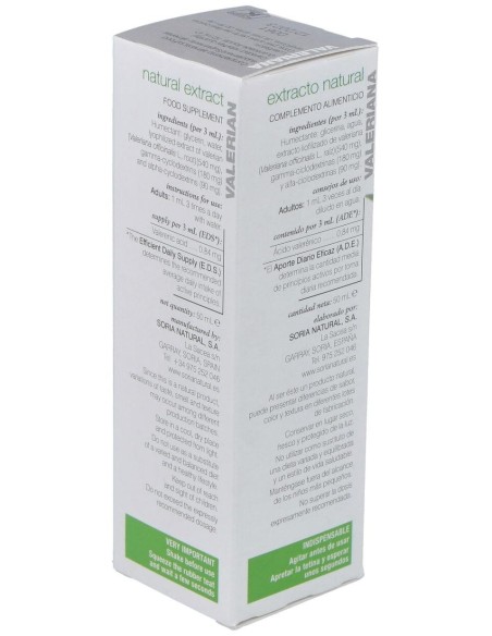 Ext. Valeriana Xxi 50Ml. S/Al de Soria Natural