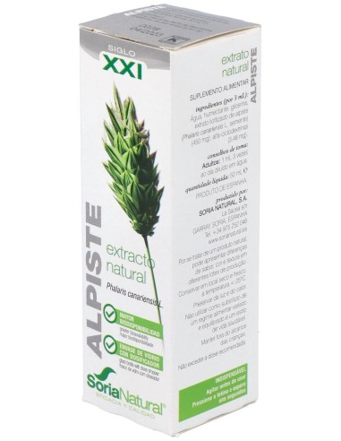 Ext. Alpiste Xxi 50Ml. S/Al de Soria Natural