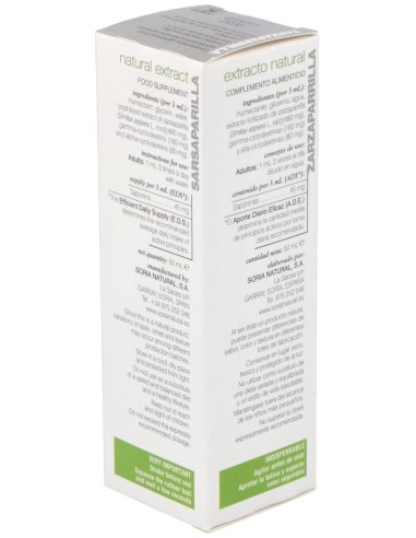 Zarzaparrilla Xxi 50Ml. S/Al de Soria Natural.