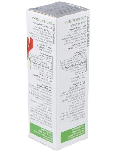 Ext. Amapola Xxi 50Ml. S/Al de Soria Natural