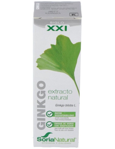 Ext. Ginkgo Biloba Xxi 50Ml. S/Al de Soria Natural
