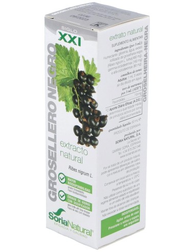 Ext. Grosellero Negro Xxi 50Ml. S/Al de Soria Natural