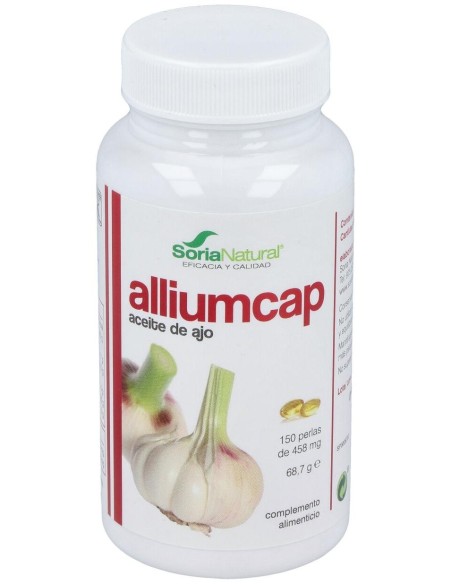Aceite De Ajo Alliumcap 150Perlas de Soria Natural