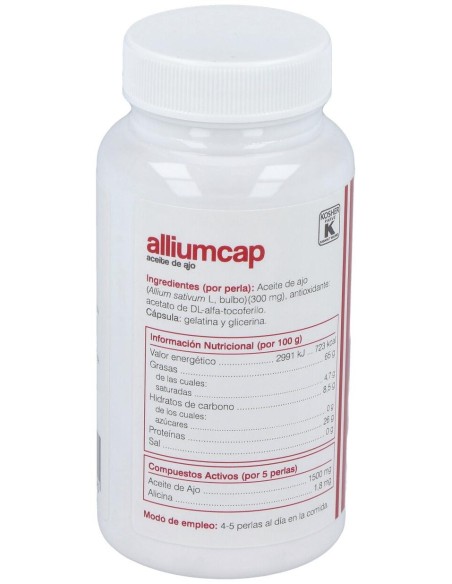 Aceite De Ajo Alliumcap 150Perlas de Soria Natural