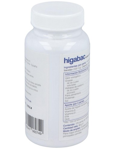 Aceite De Higado De Bacalao 125Perlas de Soria Natural