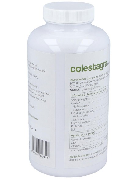 Aceite De Onagra Colestagra 500Perlas de Soria Natural