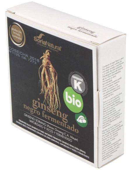 Ginseng Negro Fermentado 24Cap. de Soria Natural
