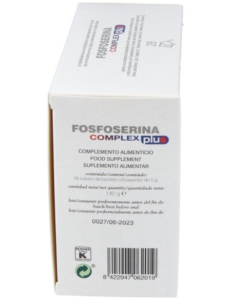 Fosfoserina Complex Plus 28Sbrs. de Soria Natural
