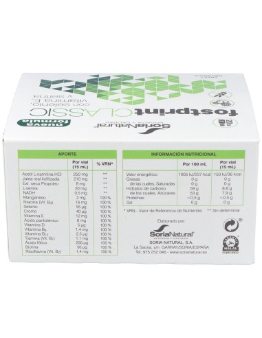Fost Print Classic 20Viales Nueva Formula de Soria Natural