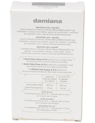 Cap.S 13 Damiana Xxi 30Cap. de Soria Natural