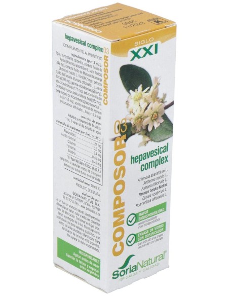 Composor 03 Hepavesical Complex Xxi 50Ml. de Soria Natural