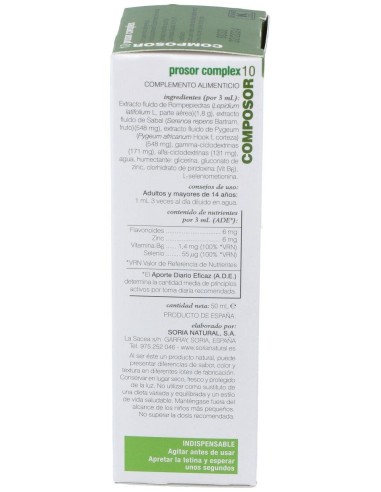Composor 10 Prosor Complex Xxi 50Ml. de Soria Natural