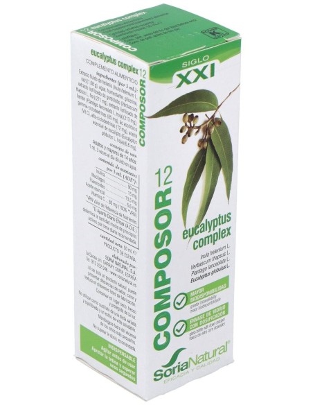 Composor 12 Eucalyptus Complex Xxi 50Ml. de Soria Natural