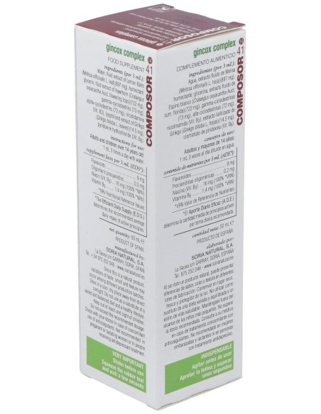 Composor 41 Gincox Complex Xxi 50Ml. de Soria Natural