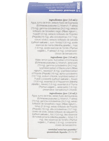 Composor 16 Sinusol Complex Xxi 25Ml. de Soria Natural