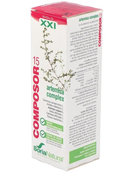Composor 15 Artemisa Complex Xxi 50Ml. de Soria Natural