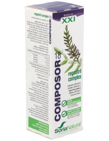 Composor 18 Regastril Complex Xxi 50Ml. de Soria Natural