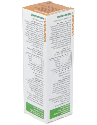 Composor 19 Depulan Complex Xxi 50Ml. de Soria Natural