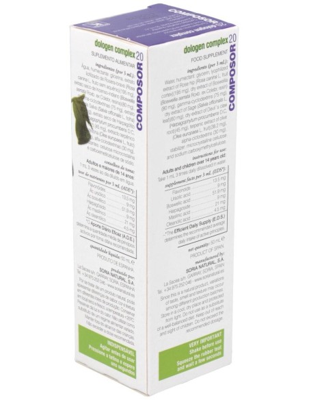 Composor 20 Dologen Complex Xxi 50Ml. de Soria Natural