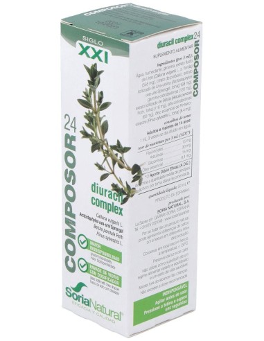 Composor 24 Diuracin Complex Xxi 50Ml. de Soria Natural