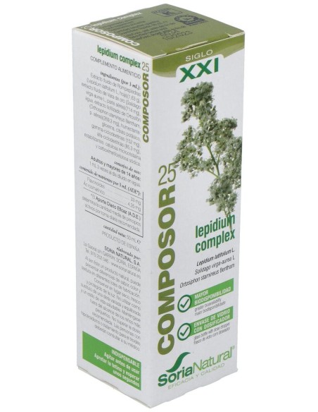 Composor 25 Lepidium Complex Xxi 50Ml. de Soria Natural