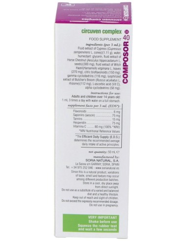 Composor 40 Circuven Complex Xxi 50Ml. de Soria Natural