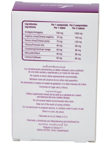 Chinasor 1 Bu Yang Huang Wu Wan 30 Comprimidos de Soria Natural