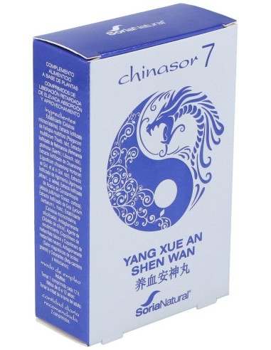 Chinasor 07 Yang Xue An Shen Wan 30Comp. de Soria Natural