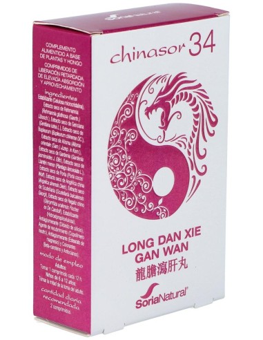 Chinasor 34 Long Dan Xie Gan Wan 30Comp. de Soria Natural