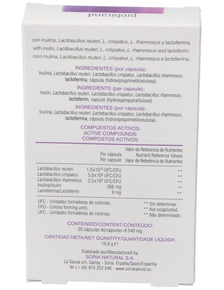 Probicand 20Cap. de Soria Natural